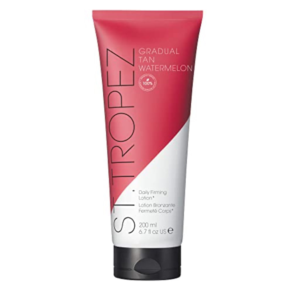 St.Tropez Gradual Tan Watermelon, Daily Firming Lotion, Hydrating Self Tan Moisturiser, 5 Skincare Benefits, Vegan, Natural & Cruelty Free, 200 ml