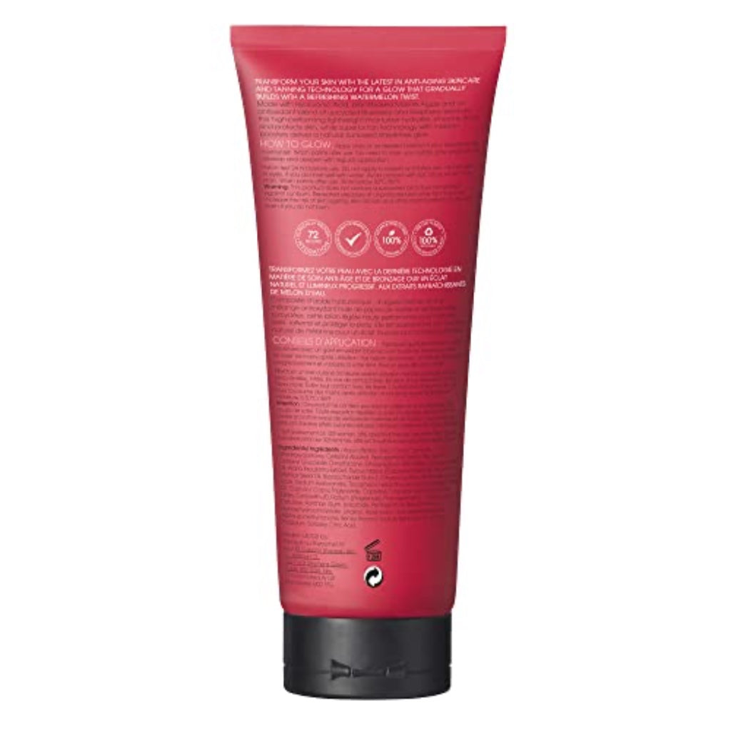 St.Tropez Gradual Tan Watermelon, Daily Firming Lotion, Hydrating Self Tan Moisturiser, 5 Skincare Benefits, Vegan, Natural & Cruelty Free, 200 ml