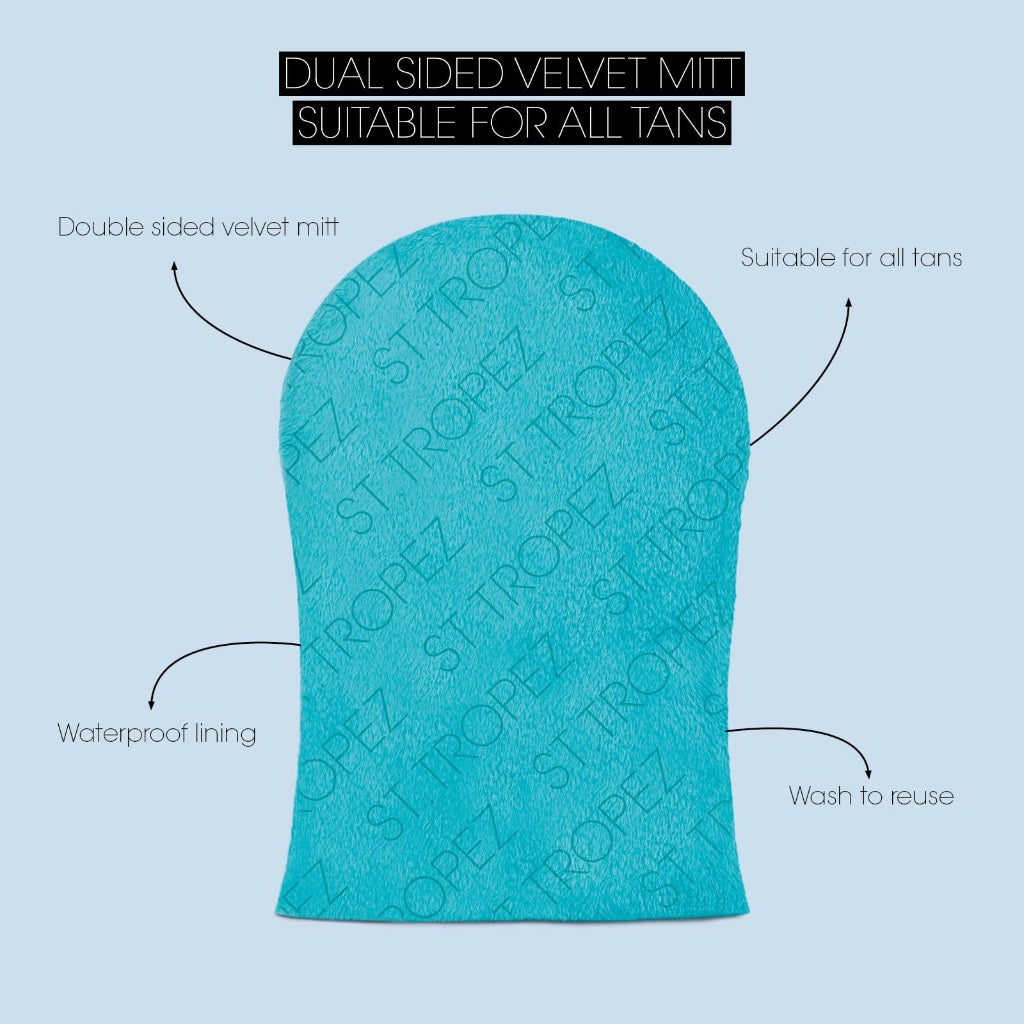 St.Tropez Self Tan Award Winning Kit, Express Bronzing Mousse 200 ml, Body Lotion 200 ml, Applicator Mitt, Vegan skincare