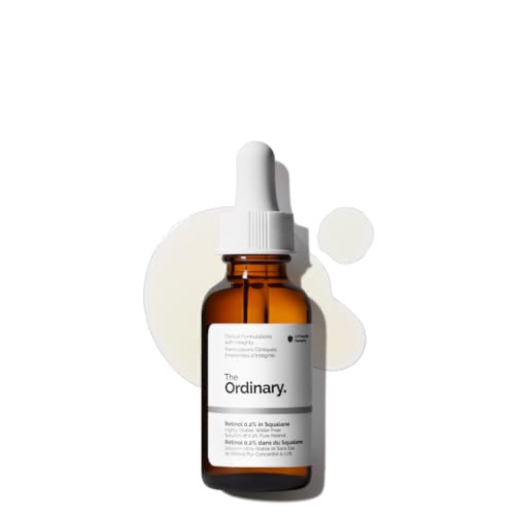 The Ordinary Retinol 0.2% in Squalane, Gentle Retinol Serum for the Face That Is Anti-Aging and Skin Smoothing, 30ml - Damaged Box
