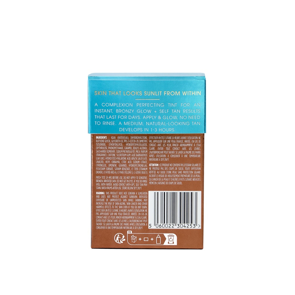 St.Tropez Sunlit Skin Self Tan Express 30 ml, Instant Bronzy Glow and Medium Tan in 3 hours, Quick-drying no rinse formula, Suitable for all Skin Tones - Good