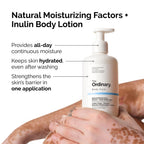 The Ordinary Face & Body Set Daily Skincare Routine with Niacinamide 5% Face & Body Emulsion, Natural Moisturizing Factors + Inulin Body Lotion, and Natural Moisturizing Factors + Hyaluronic Acid - Damaged Box