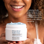 This Works Deep Sleep Body Whip, 200 ml - All Over Body Butter Infused with Deep Sleep Functional Fragrance and Magnesium - Soothing Body Moisturiser to Nourish Skin