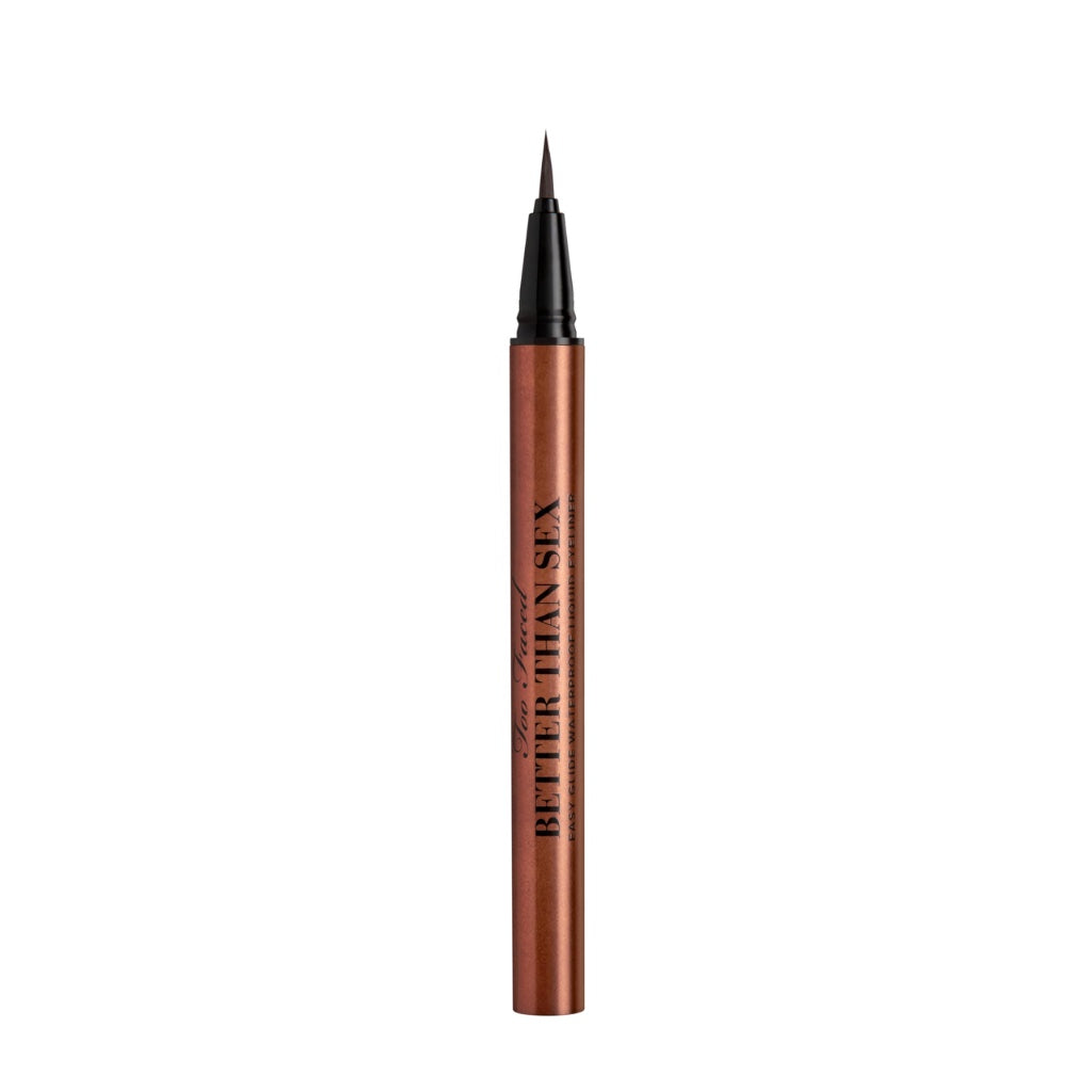 Too Faced Better Than Sex Easy Glide Waterproof Liquid Eyeliner | High Pigment + Smudge Proof, 0.6ml - Damaged Box