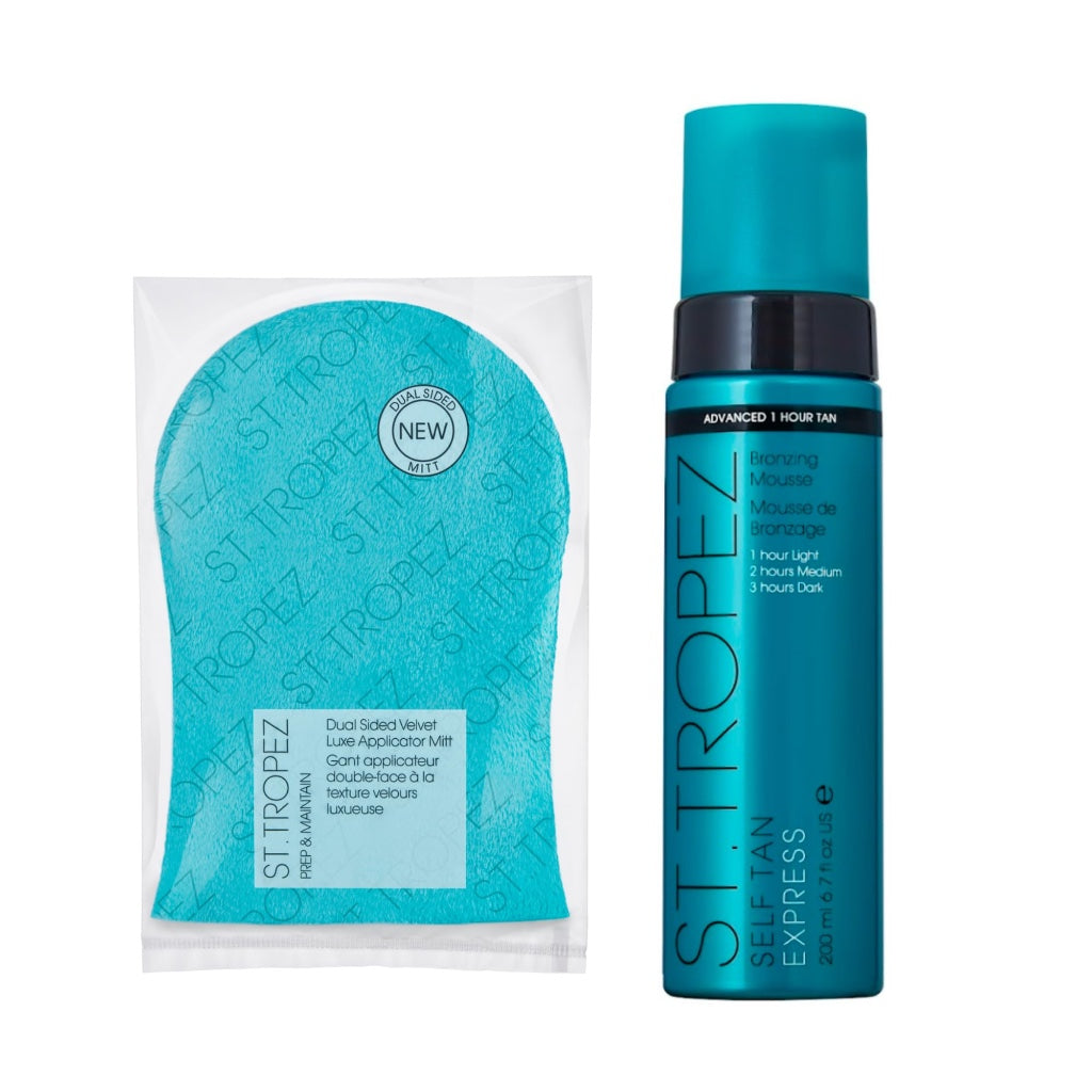 St.Tropez Self Tan Express Mousse, Fast Acting Fake Tan, Develops in 1-3 Hours, Streak-Free Finish, Vegan, Natural & Cruelty Free, 50 ml