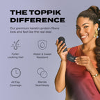Toppik Hair Building Fibres Powder, Light Brown, 27.5g Bottle - for A Thicker-looking Hairline, Crown and Beard, Instant Thinning Concealer for Men and Women
