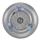 Tweezerman 15x Magnifying LED Mini Mirror, Round Mirror Perfect for Tweezing, Contact Lens and Makeup Application Compact Travel Mirrors with Suction Cups (Pack of 1)