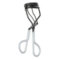 Tweezerman Onyx Great Grip Eyelash Curler for Long Lasting Lifted Lashes, Thick, Rounded Hypoallergenic Silicone Pads, 3 Replacement Pads Included (Pack of 1) - Damaged Box