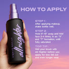 Urban Decay All Nighter Waterproof Makeup Setting Spray, Legendary Makeup Fixing Spray, Up to 16HR Wear, Smudge-Proof, Transfer-Resistant, Vegan and Oil-Free Formula*, Travel Size, 30Ml - Damaged Box