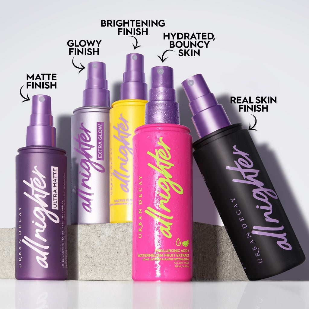 Urban Decay All Nighter Waterproof Makeup Setting Spray, Legendary Makeup Fixing Spray, Up to 16HR Wear, Smudge-Proof, Transfer-Resistant, Vegan and Oil-Free Formula*, Travel Size, 30Ml - Damaged Box