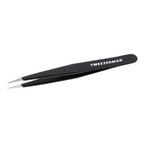 Tweezerman Signature Red Point Tweezer, Professional Stainless Steel Precision Tweezers for Facial Hair and Eyebrows, (Pack of 1)