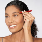 Tweezerman Signature Red Point Tweezer, Professional Stainless Steel Precision Tweezers for Facial Hair and Eyebrows, (Pack of 1)
