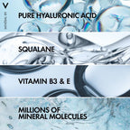 Vichy Min'eral 89 72H Moisture Boosting Cream, Fragrance-Free Face Moisturiser with Hyaluronic Acid & Squalane, 50ml, Hydrates, Plumps & Strengthens Skin Barrier. - Damaged Box - BBE 02/2029