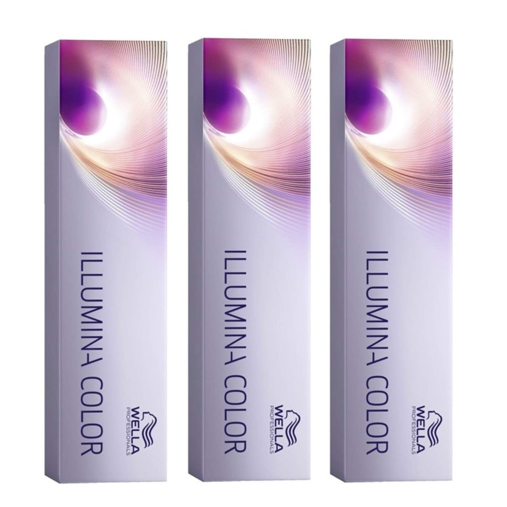 Wella Illumina Color Permanent Hair Color, No. 10/36 Lightest Gold Violet Blonde, 60ml - Damaged Box