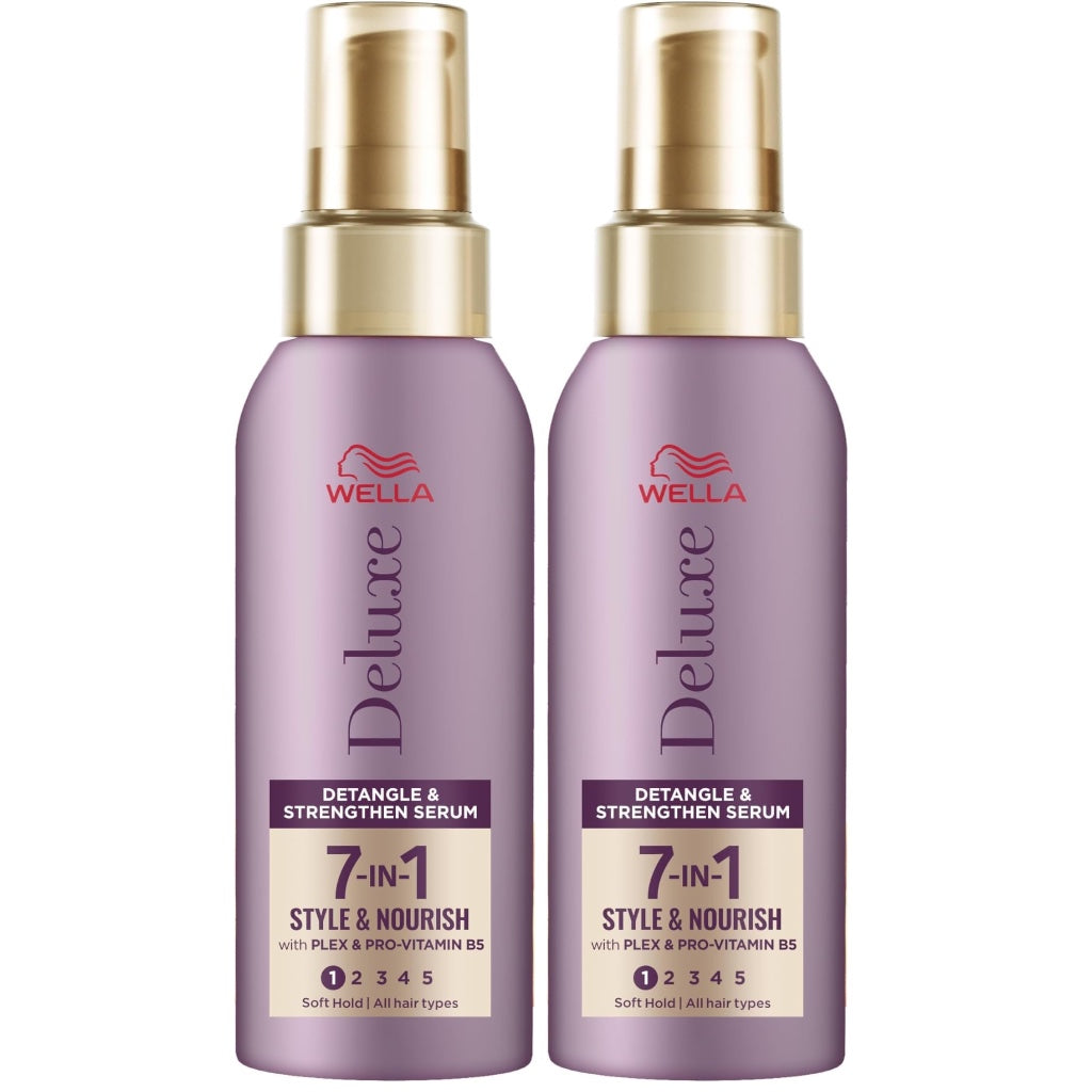 Wella Deluxe Root Lift Lotion | Instant Volume Boost | Soothes the Scalp | With Niacinamide | Soft Hold | For Fine Hair | 7-in-1 Style & Nourish, 100ml - Damaged Box