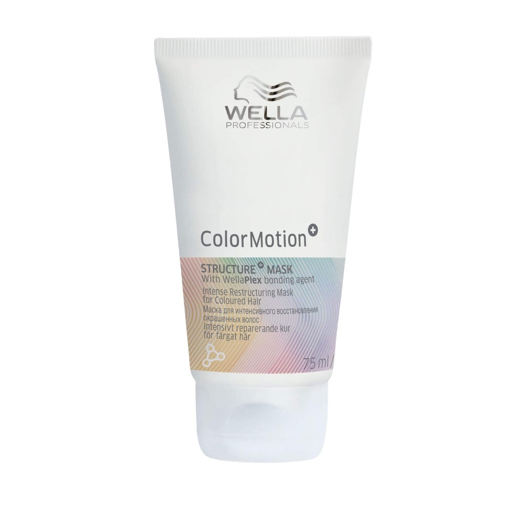 Wella Professionals ColorMotion+ Structure Mask - Colour Protection & Strength Hair Mask for Treated & Dyed Hair - Smooths, Boosts Shine & Protects Hair Colour for Up to 8 Weeks 500ml