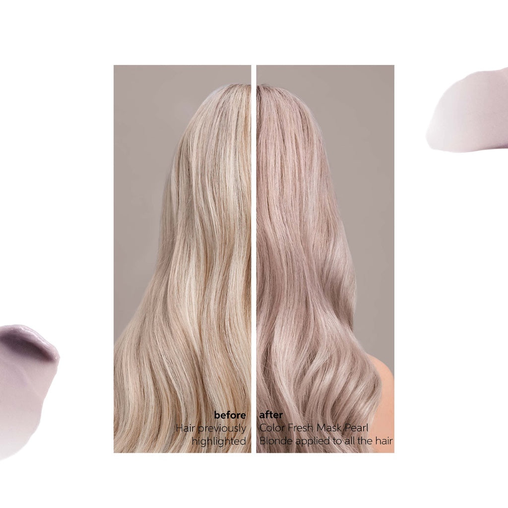 Wella Professional Color Fresh Mask, Temporary Hair Color Refresh Treatment, Semi-Permanent Hair Dye, Hair Gloss Treatment, Pearl Blonde, 500 ml