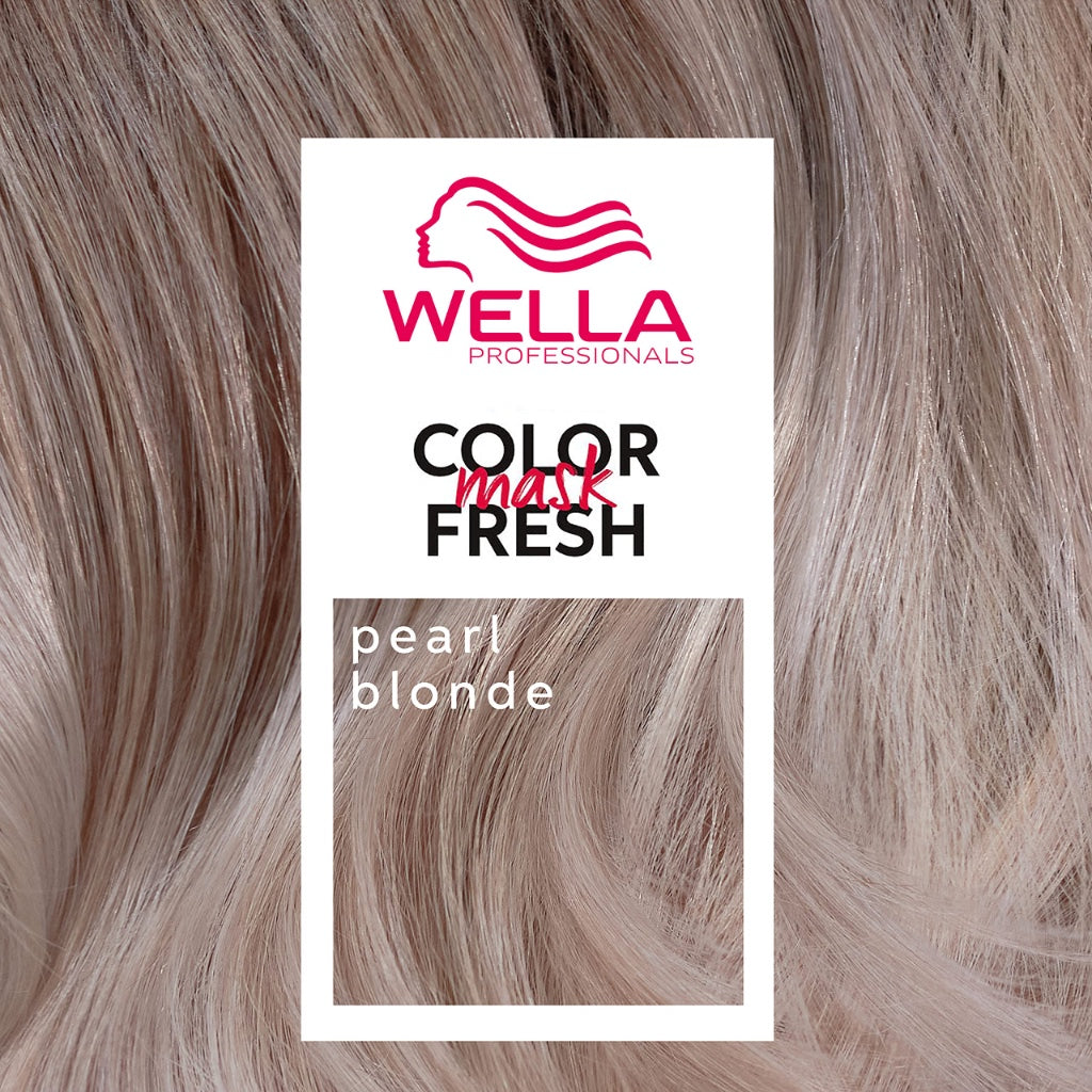 Wella Professional Color Fresh Mask, Temporary Hair Color Refresh Treatment, Semi-Permanent Hair Dye, Hair Gloss Treatment, Pearl Blonde, 500 ml