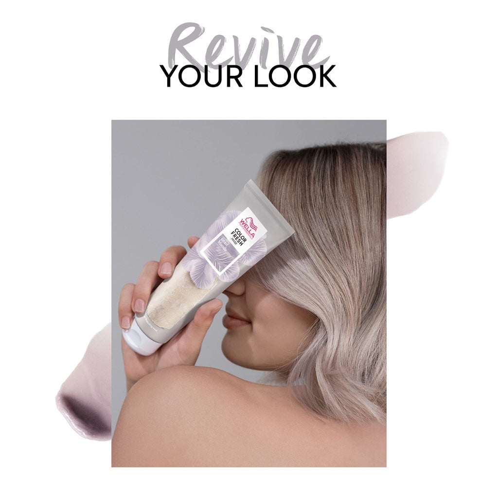 Wella Professional Color Fresh Mask, Temporary Hair Color Refresh Treatment, Semi-Permanent Hair Dye, Hair Gloss Treatment, Pearl Blonde, 500 ml