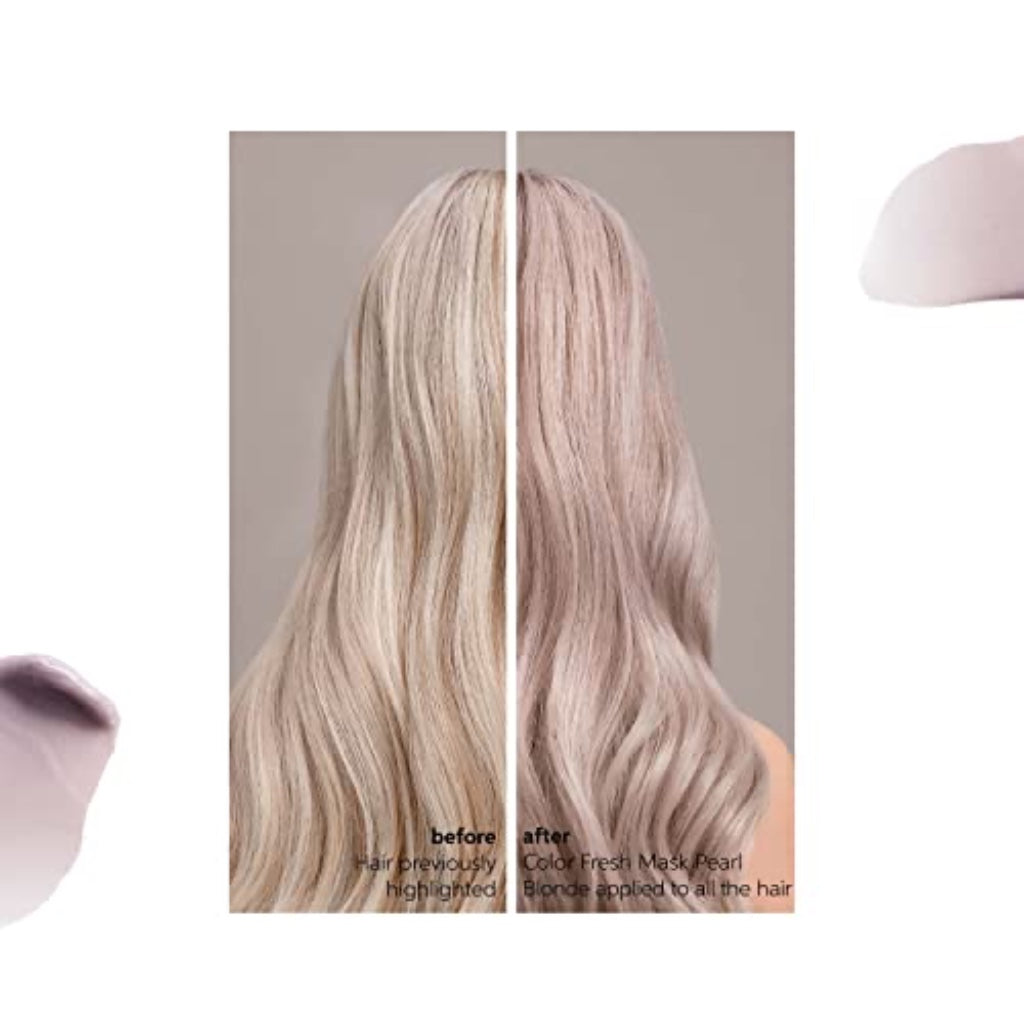 Wella Professional Color Fresh Mask, Temporary Hair Color Refresh Treatment, Semi-Permanent Hair Dye, Hair Gloss Treatment, Pearl Blonde, 500 ml