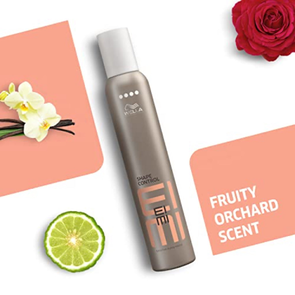 Wella Professionals EIMI Shape Control Extra Hold Hair Styling Mousse with Heat Protection, Hold Level 4, 500ml - Damaged Box