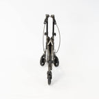 NRS Healthcare 3 Wheel Steel Rollator Walking Aid with Bag & Lockable Brakes, Folding & Height Adjustable - Grey - Very Good