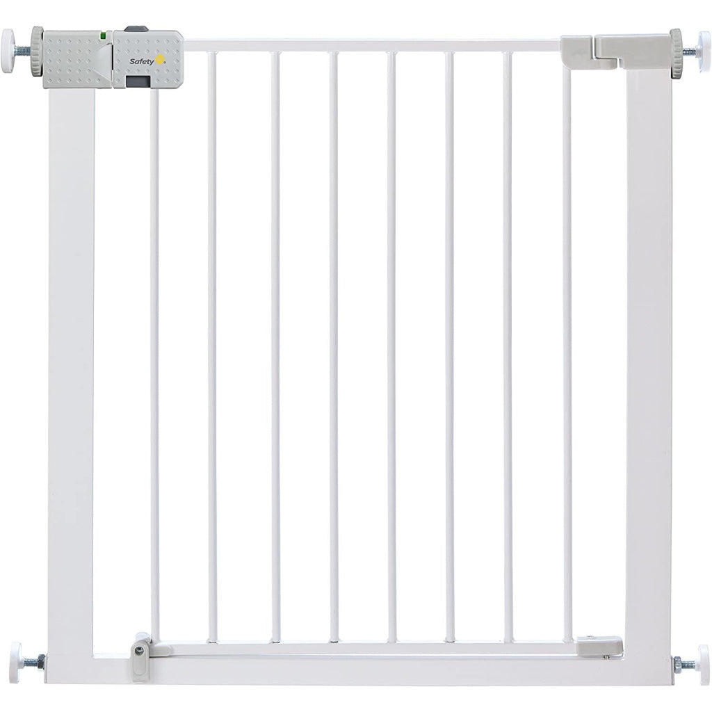 Safety 1st Secure Tech Simply Close Metal Gate White Pressure Fit Child Safety Barrier for Stairs and Doorways Fits 73cm to 80cm - Like New