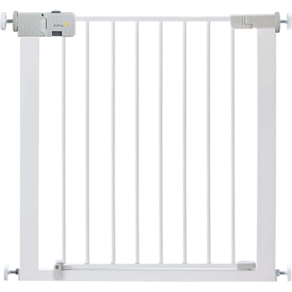 Safety 1st Secure Tech Simply Close Metal Gate White Pressure Fit Child Safety Barrier for Stairs and Doorways Fits 73cm to 80cm - Like New