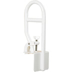 Homecraft Steel Grab Bar Safety Rail Mobility Aid for Bathroom and Shower Support for Elderly and Disabled Indoor and Outdoor White 30cm - Damaged Box