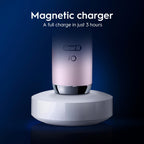 Oral-B iO9 Electric Toothbrush Rose Quartz - App Connected Rechargeable Handle with 3 Brush Heads Travel Case and 2 Pin UK Plug 7 Modes - Very Good