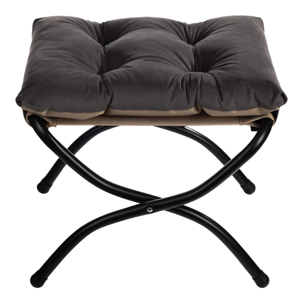 Drive Devilbiss Adjustable Footstool, Beige Chenille Fabric Beige Chenille Fabric / Black Frame - Damaged Box