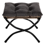 Drive Devilbiss Adjustable Footstool, Beige Chenille Fabric Beige Chenille Fabric / Black Frame - Damaged Box