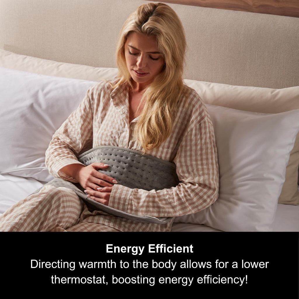 Morphy Richards EverCosy Electric Heat Pad 60x35cm 690001 - 6 Heat Settings Auto Shut-Off Pain Relief for Back Neck and Shoulders Washable - Like New