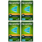 Nicorette Fruitfusion Nicotine Gum 4mg 105 Pieces - Fruit Flavour Stop Smoking and Vaping Aid - Cravings Relief Gum - Damaged Box - BBE 08/2028