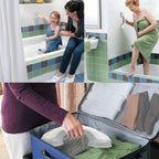 Newthinking Suction Grab Rail for Bathroom and Shower Safety Handle with Suction Cup Portable Mobility Aid Support for Elderly and Disabled - Like New
