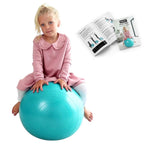 NRS Healthcare Gym Ball 45cm 17.5 Inch Diameter Anti Burst Fitness Yoga Swiss Ball for Exercise and Rehabilitation Yellow - Like New
