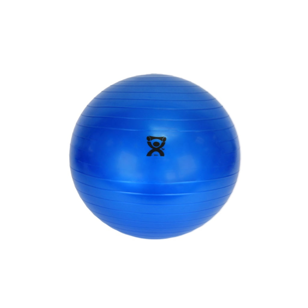 NRS Healthcare Gym Ball 45cm 17.5 Inch Diameter Anti Burst Fitness Yoga Swiss Ball for Exercise and Rehabilitation Yellow - Like New