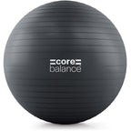 NRS Healthcare Gym Ball 45cm 17.5 Inch Diameter Anti Burst Fitness Yoga Swiss Ball for Exercise and Rehabilitation Yellow - Like New