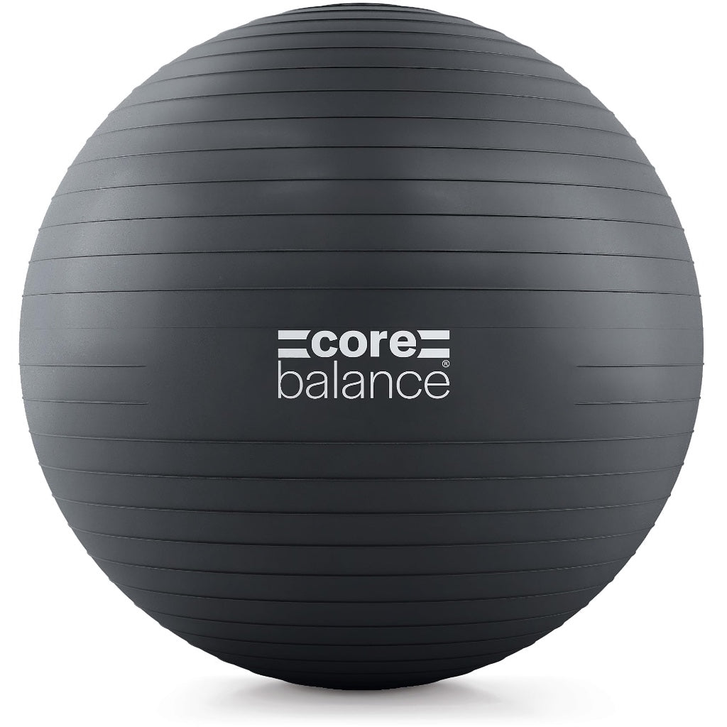 NRS Healthcare Gym Ball 45cm 17.5 Inch Diameter Anti Burst Fitness Yoga Swiss Ball for Exercise and Rehabilitation Yellow - Like New
