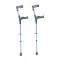 NRS Healthcare Double Adjustable Crutches with Comfy Handle Regular Height Pair Lightweight Ergonomic Mobility Support Aids B07L953SRS - Damaged Box