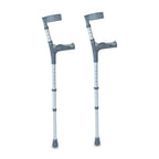 NRS Healthcare Double Adjustable Crutches with Comfy Handle Regular Height Pair Lightweight Ergonomic Mobility Support Aids B07L953SRS - Damaged Box