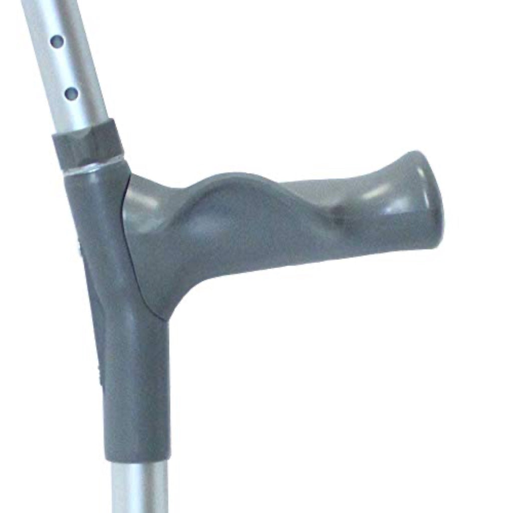NRS Healthcare Double Adjustable Crutches with Comfy Handle Regular Height Pair Lightweight Ergonomic Mobility Support Aids B07L953SRS - Damaged Box