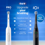 Oral-B Pro 1 Electric Toothbrush Black - Rechargeable Toothbrush with Pressure Sensor and 3D Cleaning - UK 2 Pin Plug - 1 Brush Head - Damaged Box