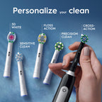 Oral-B Pro 1 Electric Toothbrush Black - Rechargeable Toothbrush with Pressure Sensor and 3D Cleaning - UK 2 Pin Plug - 1 Brush Head - Damaged Box