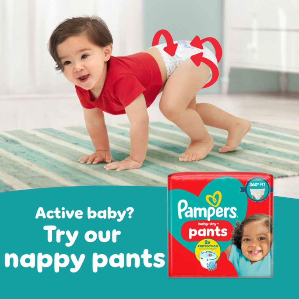 Pampers Baby-Dry Paw Patrol Edition Nappies Size 5 Monthly Pack 186 Count 11kg-16kg Disposable Baby Diapers Night Time Protection - Very Good
