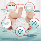 Pampers Harmonie Nappy Pants Size 5 Monthly Pack 144 Nappies 12kg-17kg Pull Ons Baby Diapers Hypoallergenic Gentle Skin Protection