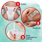 Pampers Harmonie Nappy Pants Size 5 Monthly Pack 144 Nappies 12kg-17kg Pull Ons Baby Diapers Hypoallergenic Gentle Skin Protection