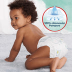 Pampers Harmonie Nappy Pants Size 5 Monthly Pack 144 Nappies 12kg-17kg Pull Ons Baby Diapers Hypoallergenic Gentle Skin Protection