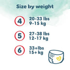 Pampers Harmonie Nappy Pants Size 6 Monthly Pack 132 Nappies 15kg+ Pull On Baby Diapers with 360 Comfort Fit and Plant Based Materials
