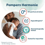Pampers Harmonie Nappy Pants Size 6 Monthly Pack 132 Nappies 15kg+ Pull On Baby Diapers with 360 Comfort Fit and Plant Based Materials